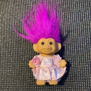 Vintage Russ Flower Girl Troll Doll